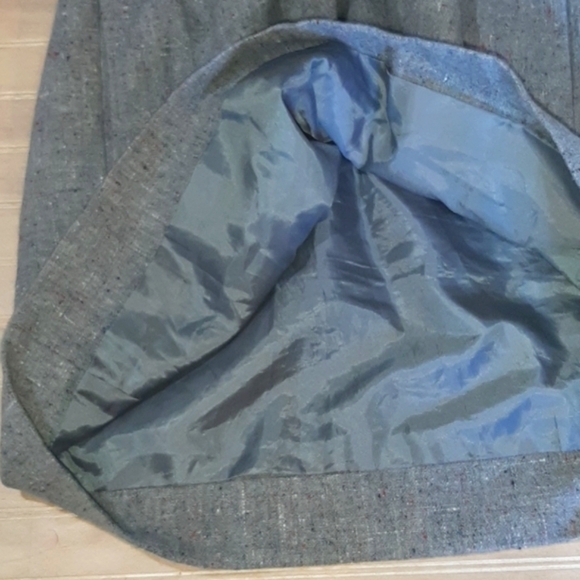 J. Crew Classy Wool Blend Elastic Waist Lined A-line Mini Flare Short Skirt. - Picture 6 of 7